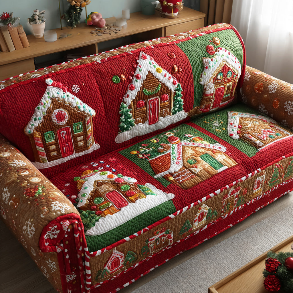 Candy House Quilted Sofa Cover The Best Sofa Covers Family To Family Christmas Gift Ideas