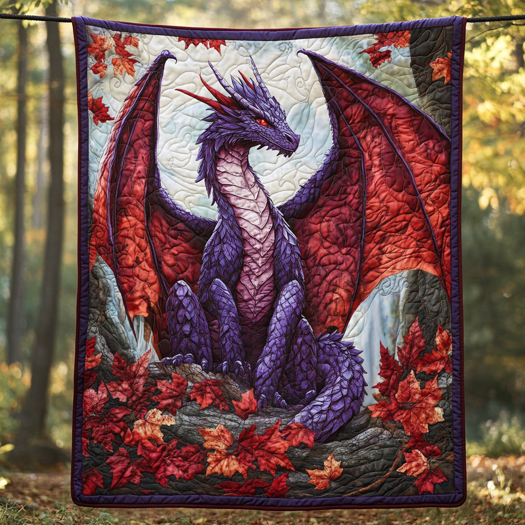 Celestial Wyrm Quilted Blanket Best Queen Sheets Best Dragon Gifts