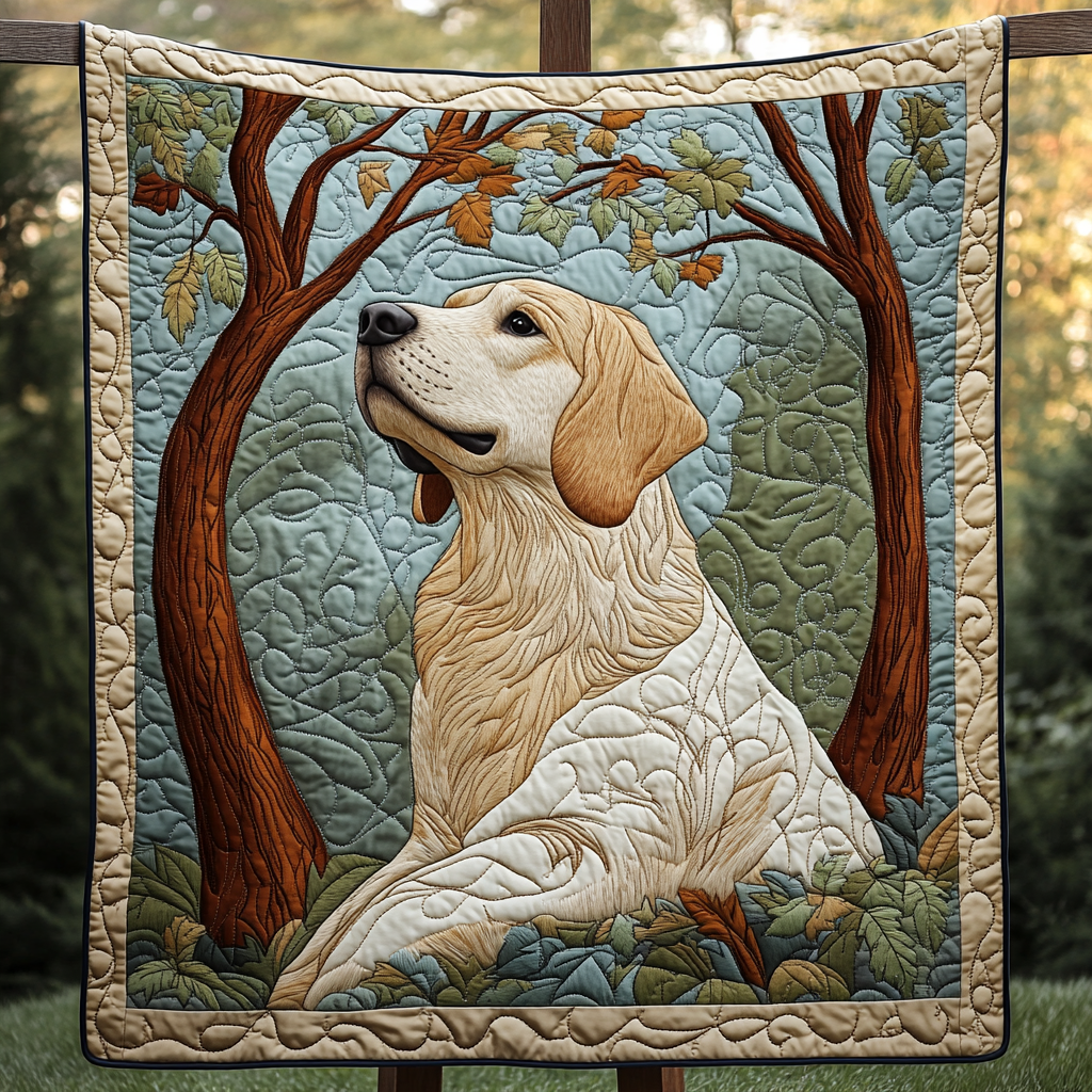Cheerful Goldie Quilted Blanket Bed Decor Ideas Golden Retriever Dad Gifts