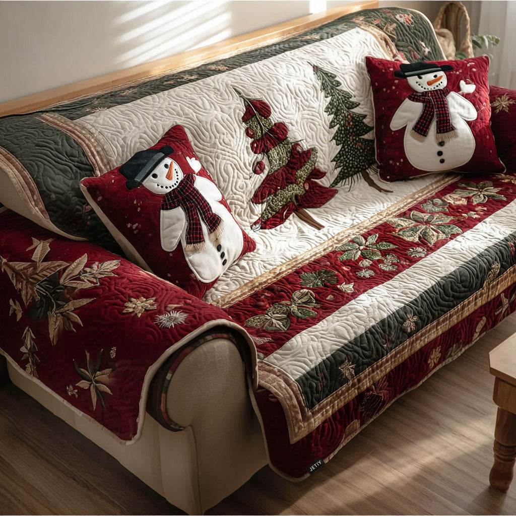 Christmas Eve Comfort Quilted Sofa Cover Covers For Sofas Christmas Gifts For Wife