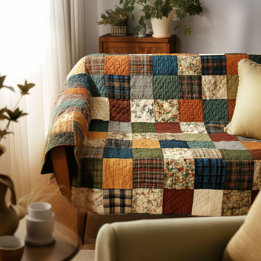 Classic Mix Quilted Sofa Cover Best Sofa Slipcovers Father's Day Presents From Daughter
