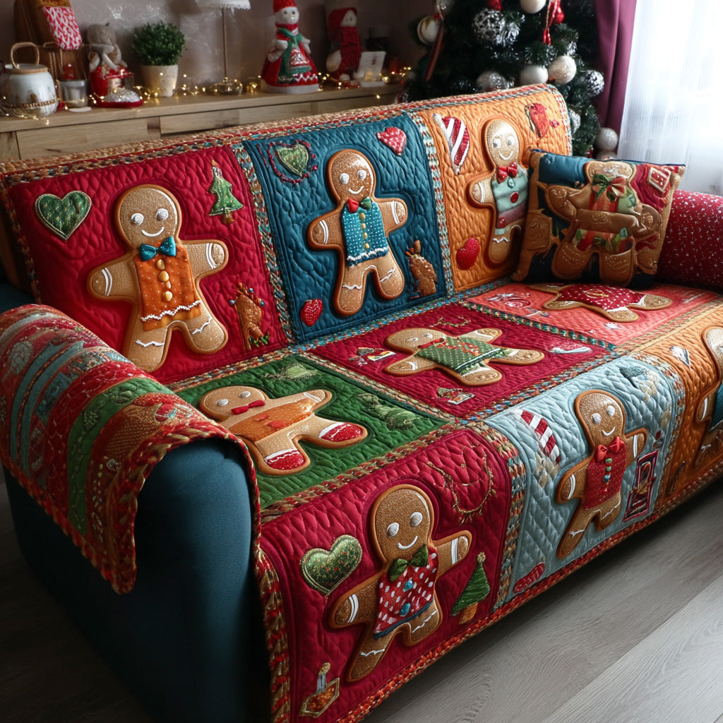 Cookie Friends Quilted Sofa Cover Sofa Seat Protector Family Ideas For Christmas Gifts