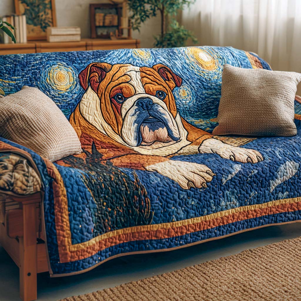 Cosmic Companion Quilted Sofa Cover Furniture Couch Covers Christmas Presents For Sister In Law