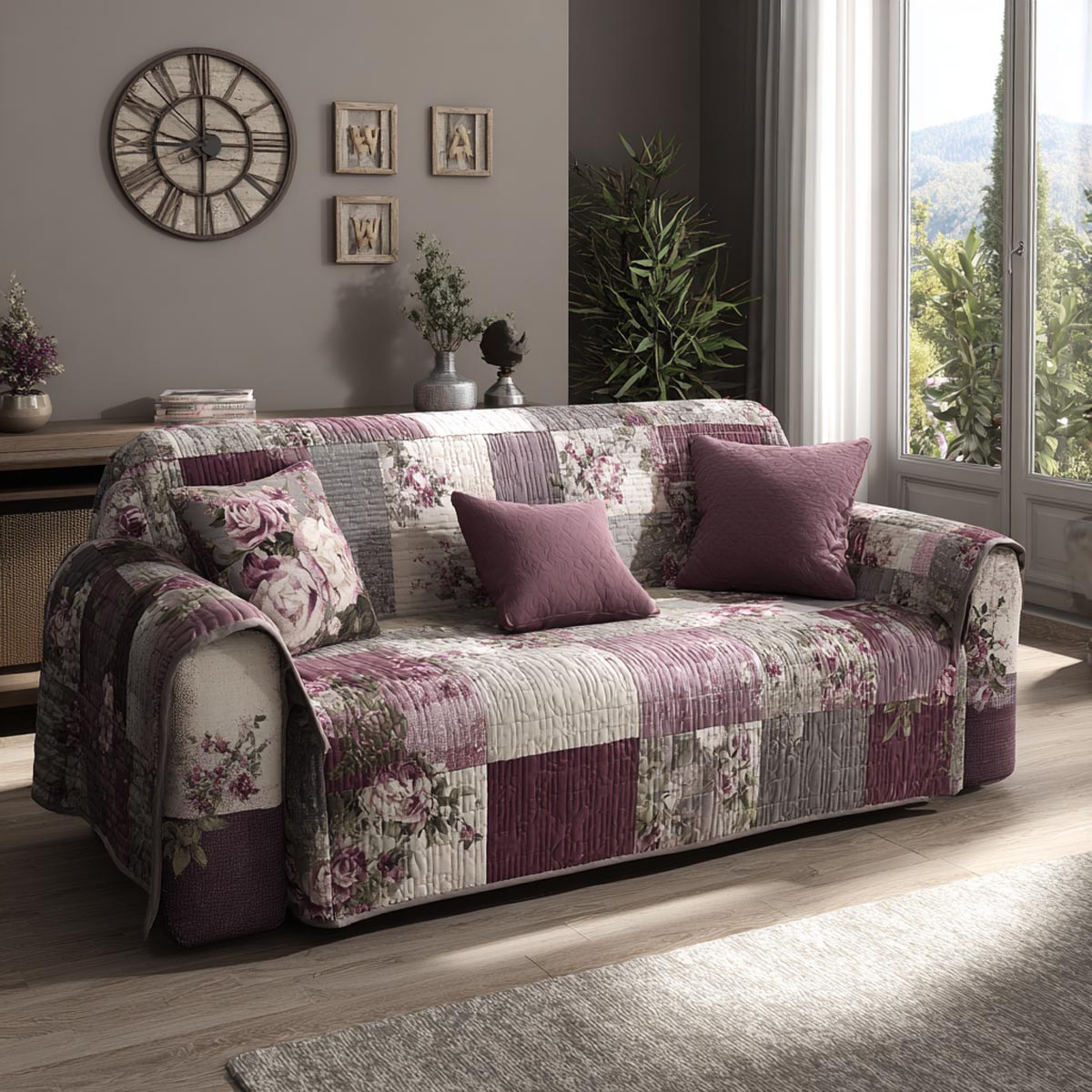 Country Comfort Quilted Sofa Cover Sofa Seat Covers Great Father's Day Presents