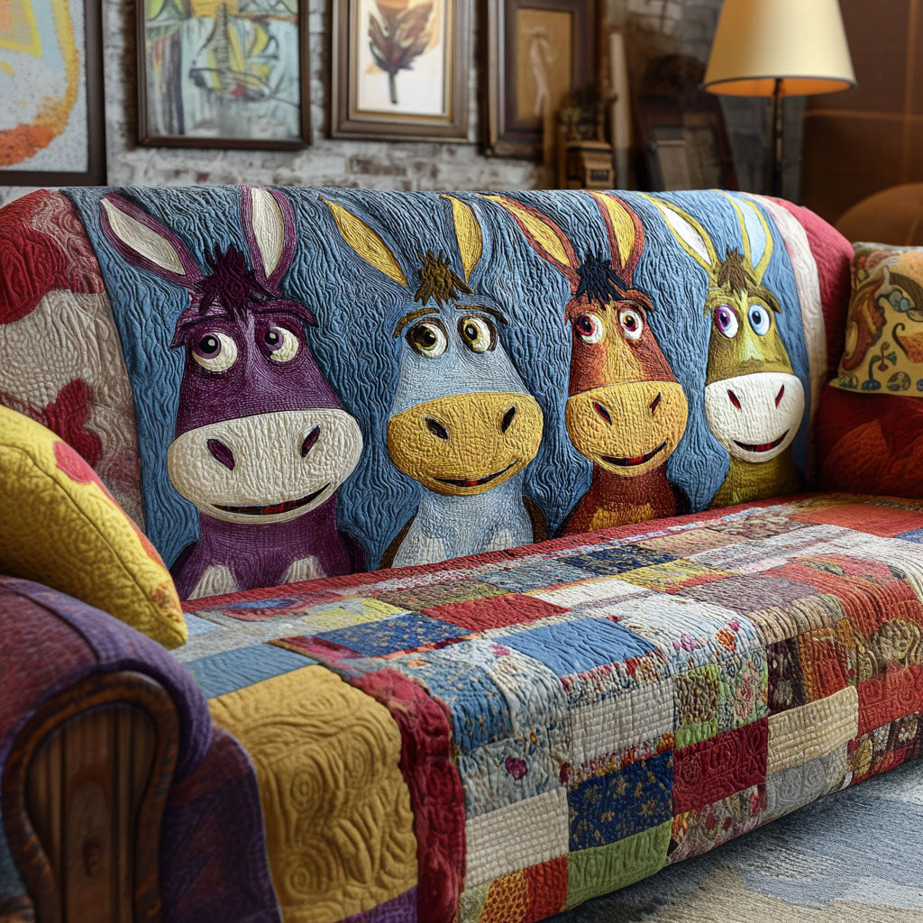 Country Giggles Quilted Sofa Cover Nice Sofa Covers Gift Ideas For Horse Lovers