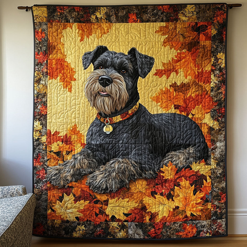Courageous Pup Quilted Blanket Cover Bed Set Gifts Pet Lovers