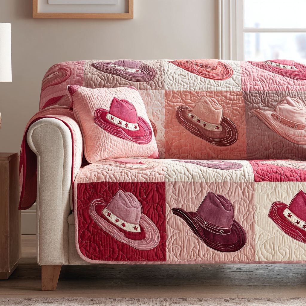 Cowgirl Spirit Quilted Sofa Cover Living Room Furnishing Ideas Cowboy Gifts For Women