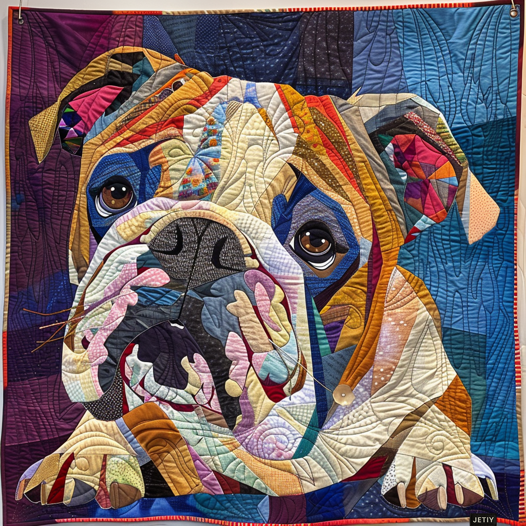 Cozy Bulldog Quilted Blanket Bedroom Decorations French Bulldog Christmas Decorations