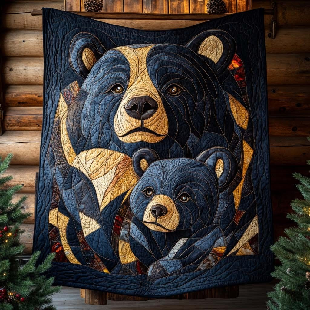 Cuddle Bears Quilt Blanket Adorable Cute Throw Blanket Bear Gifts For Mom Dad