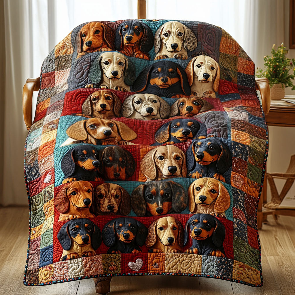 Dachshund Haven Quilted Blanket Best Sheets Ever Dachshund Gift Ideas