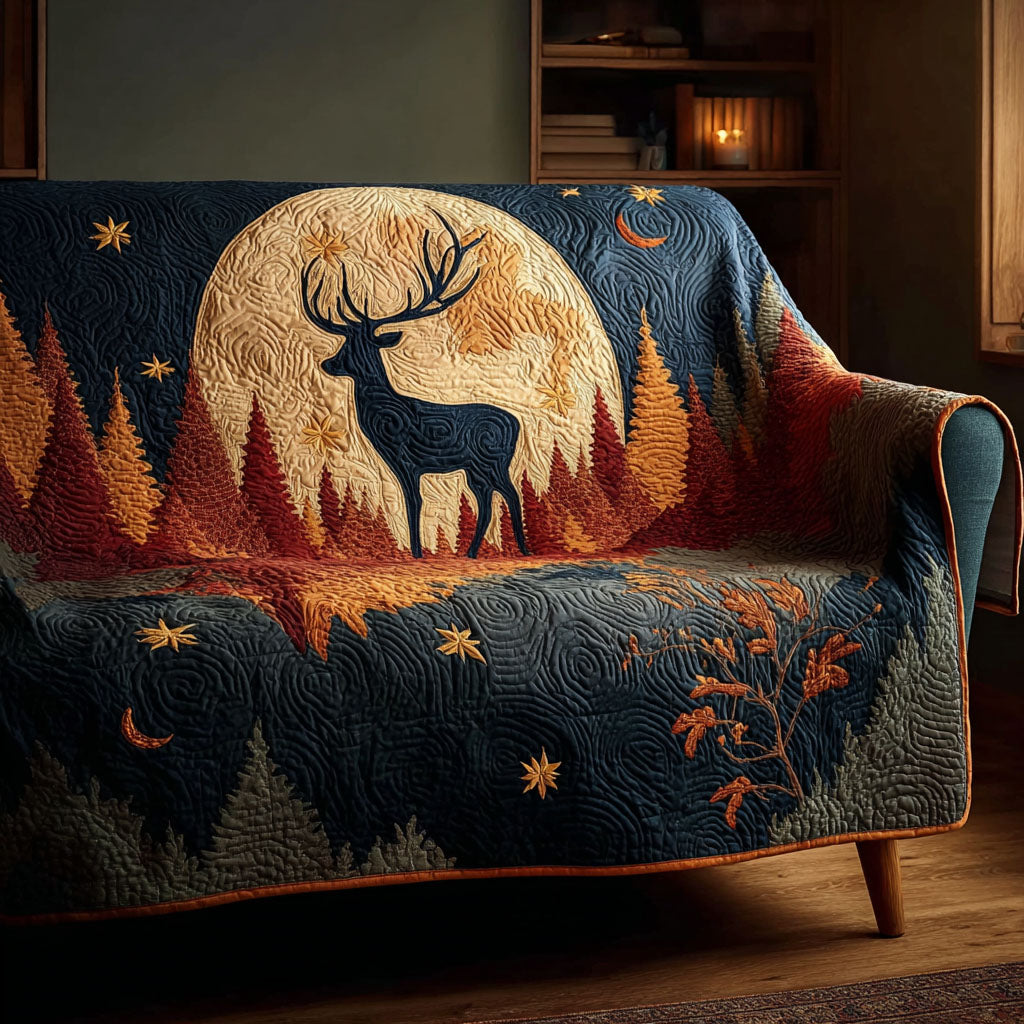 Deer Glory Quilted Sofa Cover Seat Covers For Couches Good Gifts For Deer Hunters