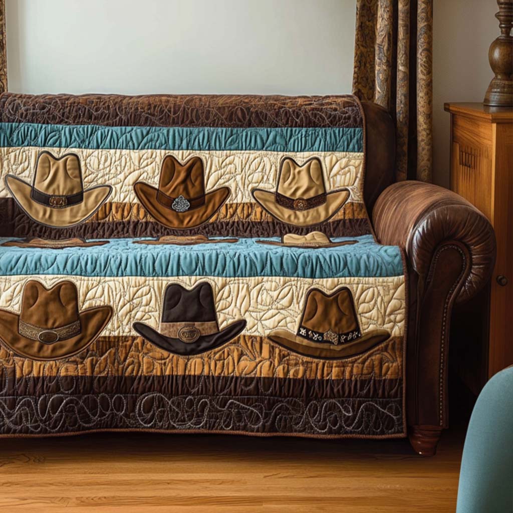 Desert Dawn Quilted Sofa Cover Seat Covers For Couches Cowboy Western Gifts