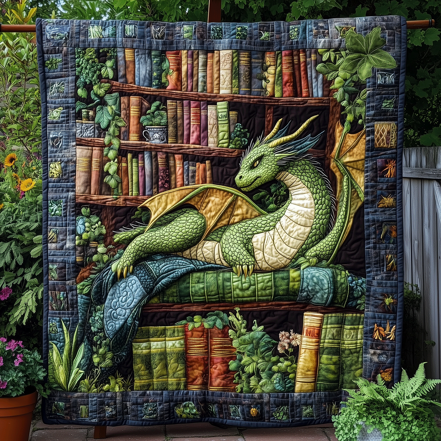 Dragon Bookish Nap Quilted Blanket Bedding Ideas Best Gifts For Readers