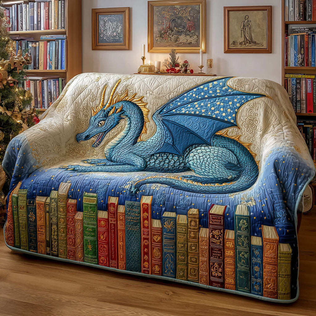 Dragon Spirit Quilted Sofa Cover Best Slip Covers For Furniture Unique Dragon Gifts