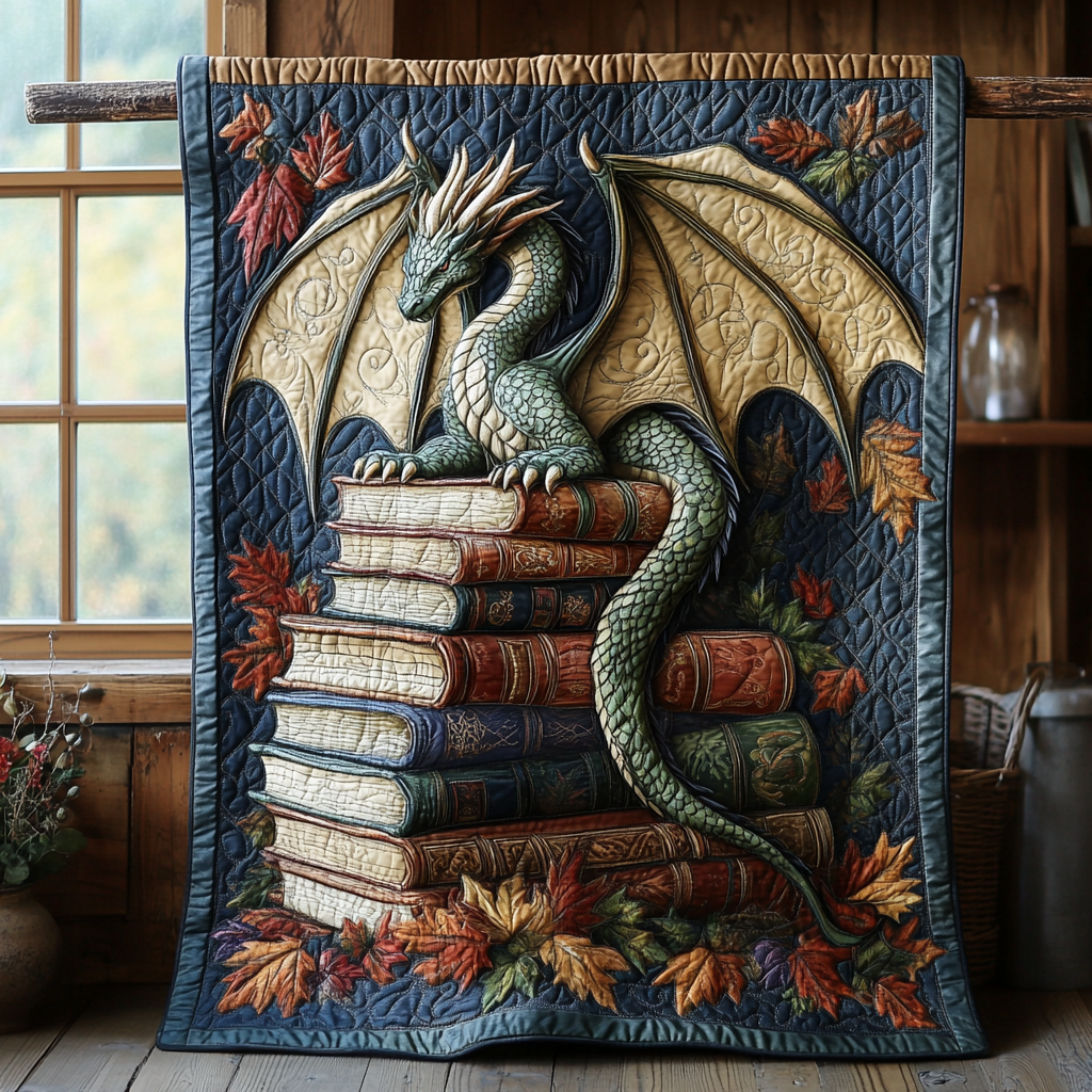 Dragon Tale Quilted Blanket Good Bed Sheet Sets Best Dragon Gifts For Christmas