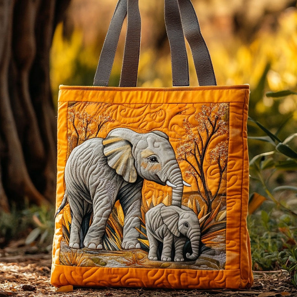 Elephant Dream Quilted Tote Bag Christmas Presents For Elephant Lovers