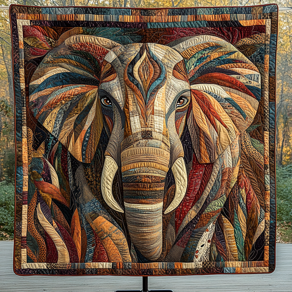Elephant Oasis Quilted Blanket Bedroom Furniture Ideas 50Th Birthday Gifts For Men