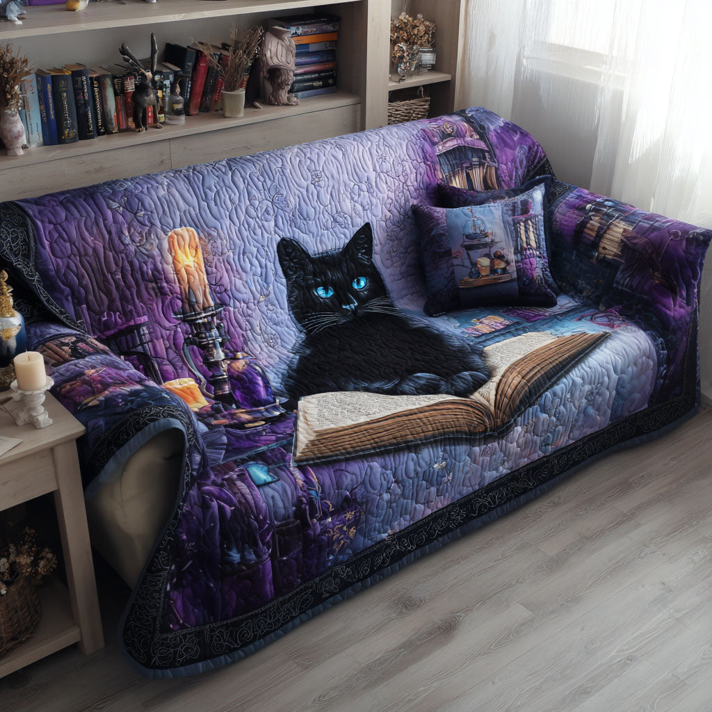 Enchanted Paws Quilted Sofa Cover Seat Covers For Couches Book Lover Gifts For Girlfriend