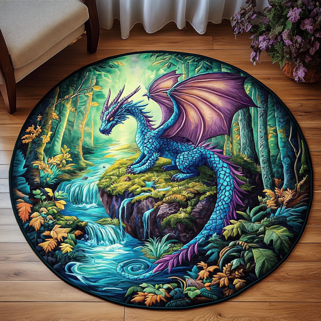 Eternal Quilted Round Mat Front Door Decor Best Presents For Animal Lovers