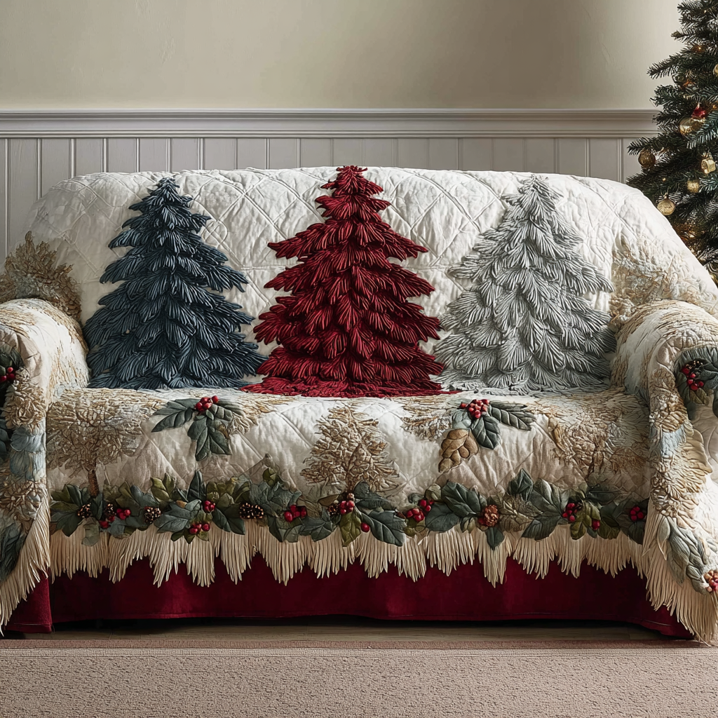 Evergreen Lane Quilted Sofa Cover Best Slipcovered Sofas Christmas Presents For Relatives