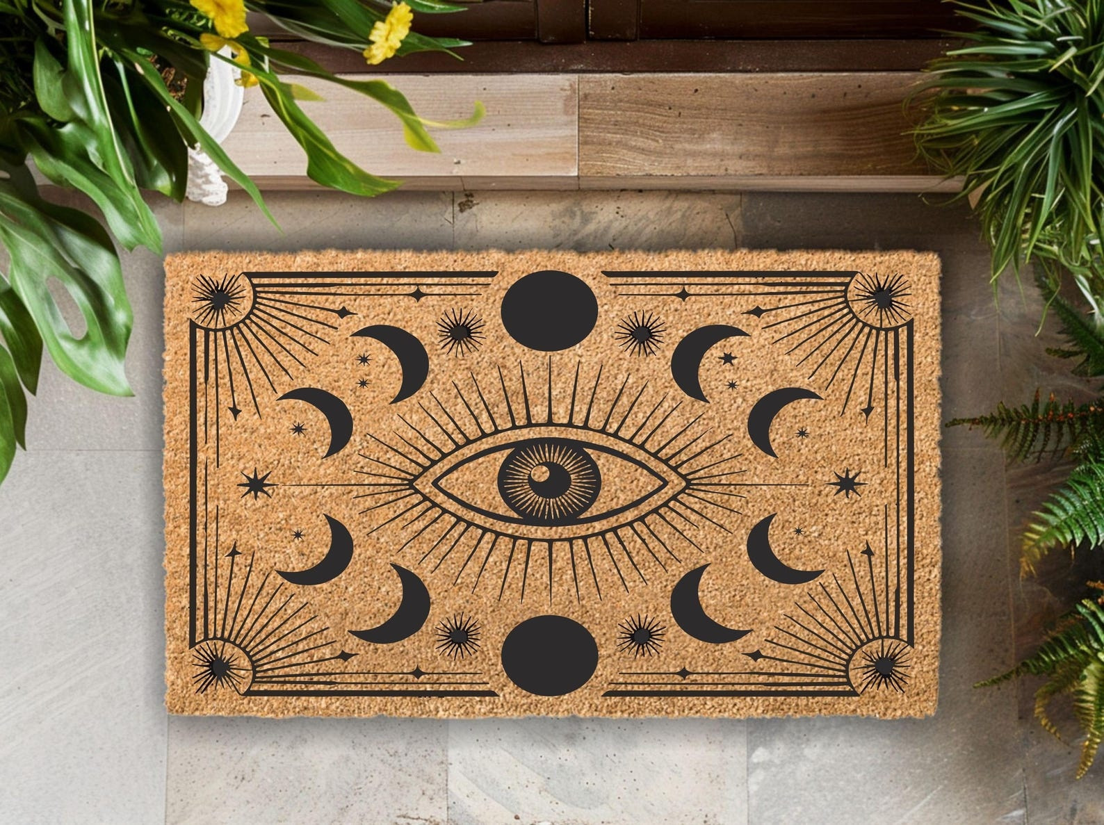 Evil Eye Doormat Welcome Mat Mystical Home Protection Best Housewarming Gifts