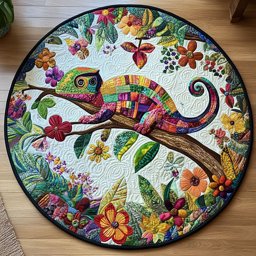 Fantasy Quilted Round Mat Entryway Christmas Decor Ideas Gifts For A Dairy Farmer