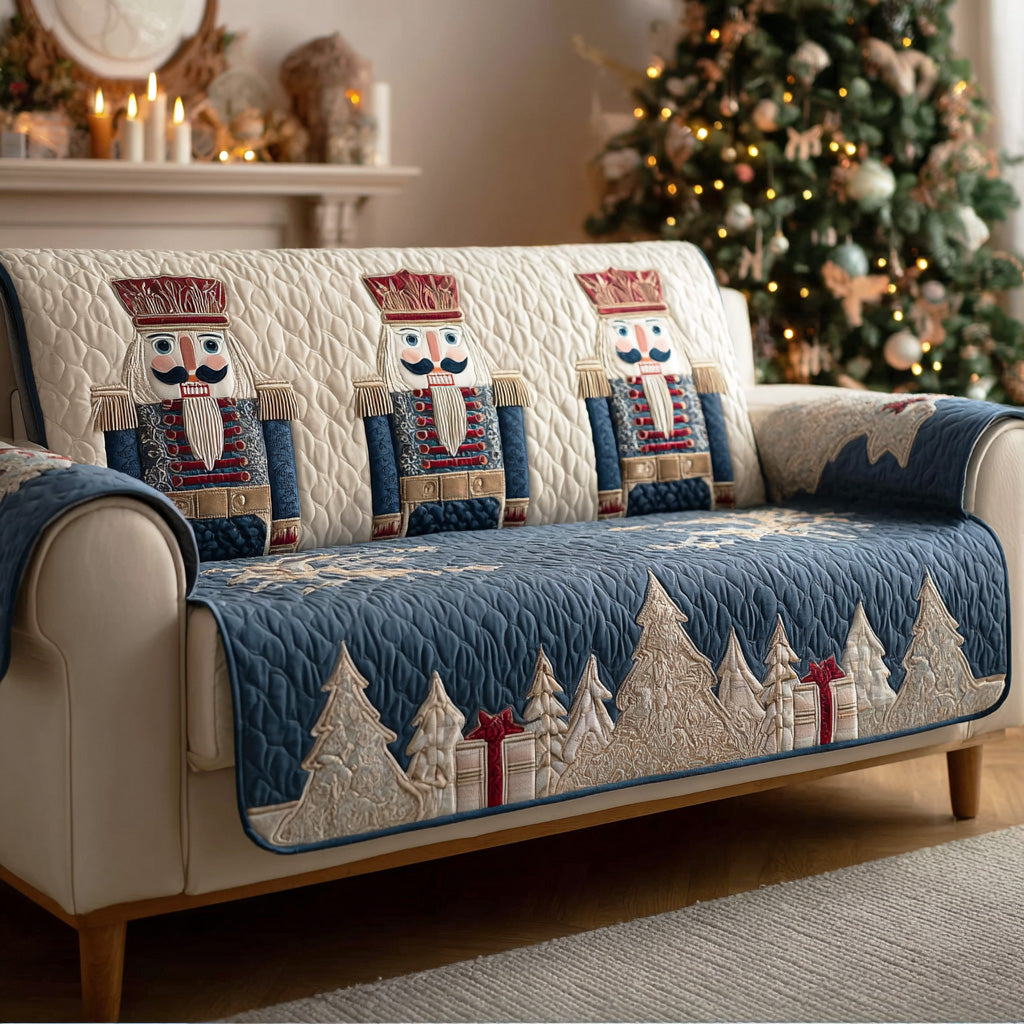 Festive Guard Quilted Sofa Cover Christmas Living Room Decor Christmas Gift Ideas