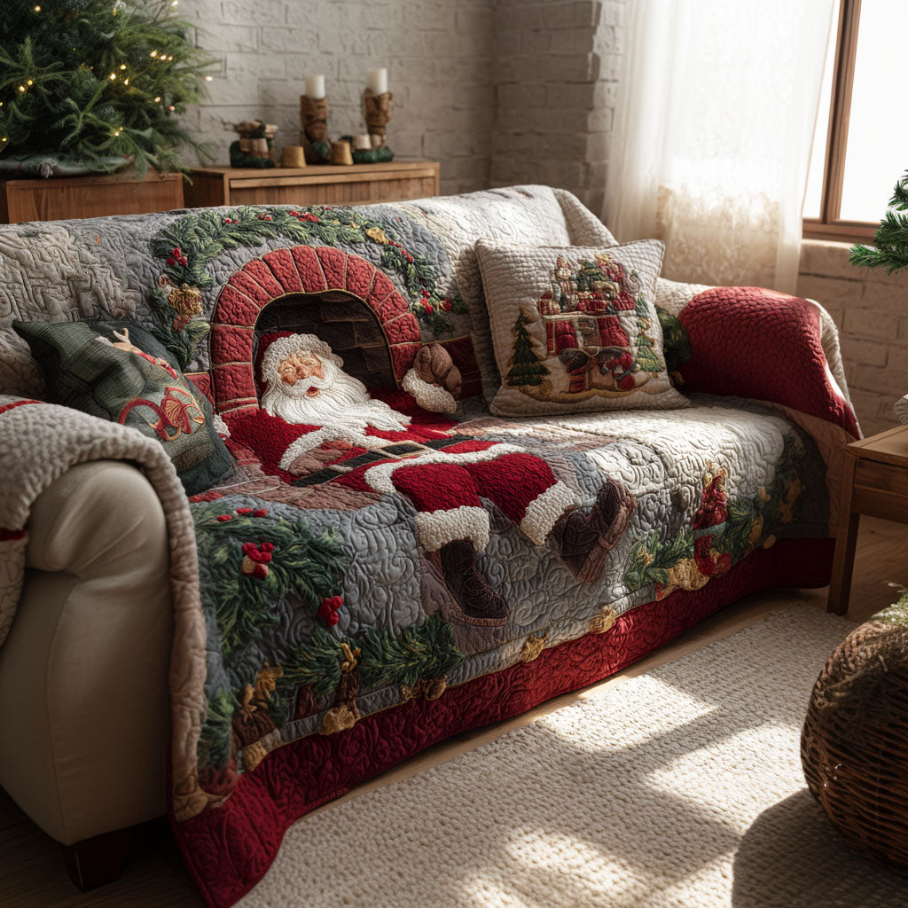 Festive Hearth Hug Quilted Sofa Cover Sofa Saver Covers Book Themed Gifts For Husband