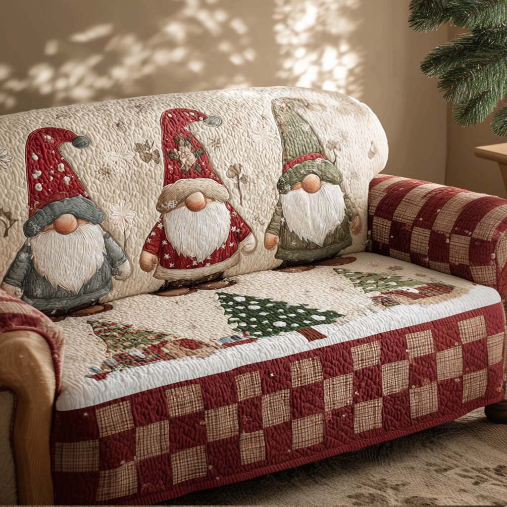 Festive Trio Quilted Sofa Cover Nice Couch Covers Best Christmas Gifts For Wife