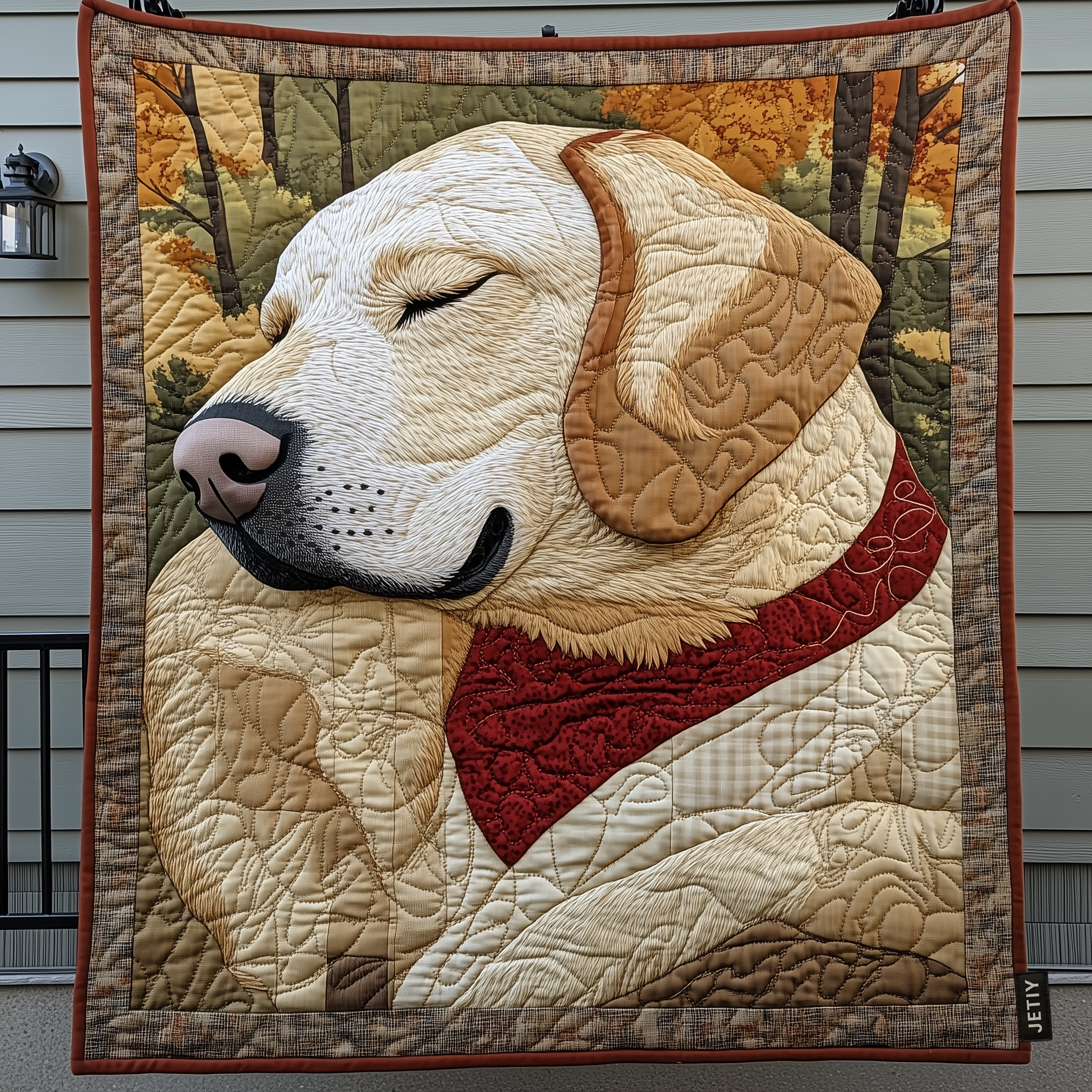 Fetch in the Fields Quilted Blanket Good Sheet Sets Labrador Retriever Gifts