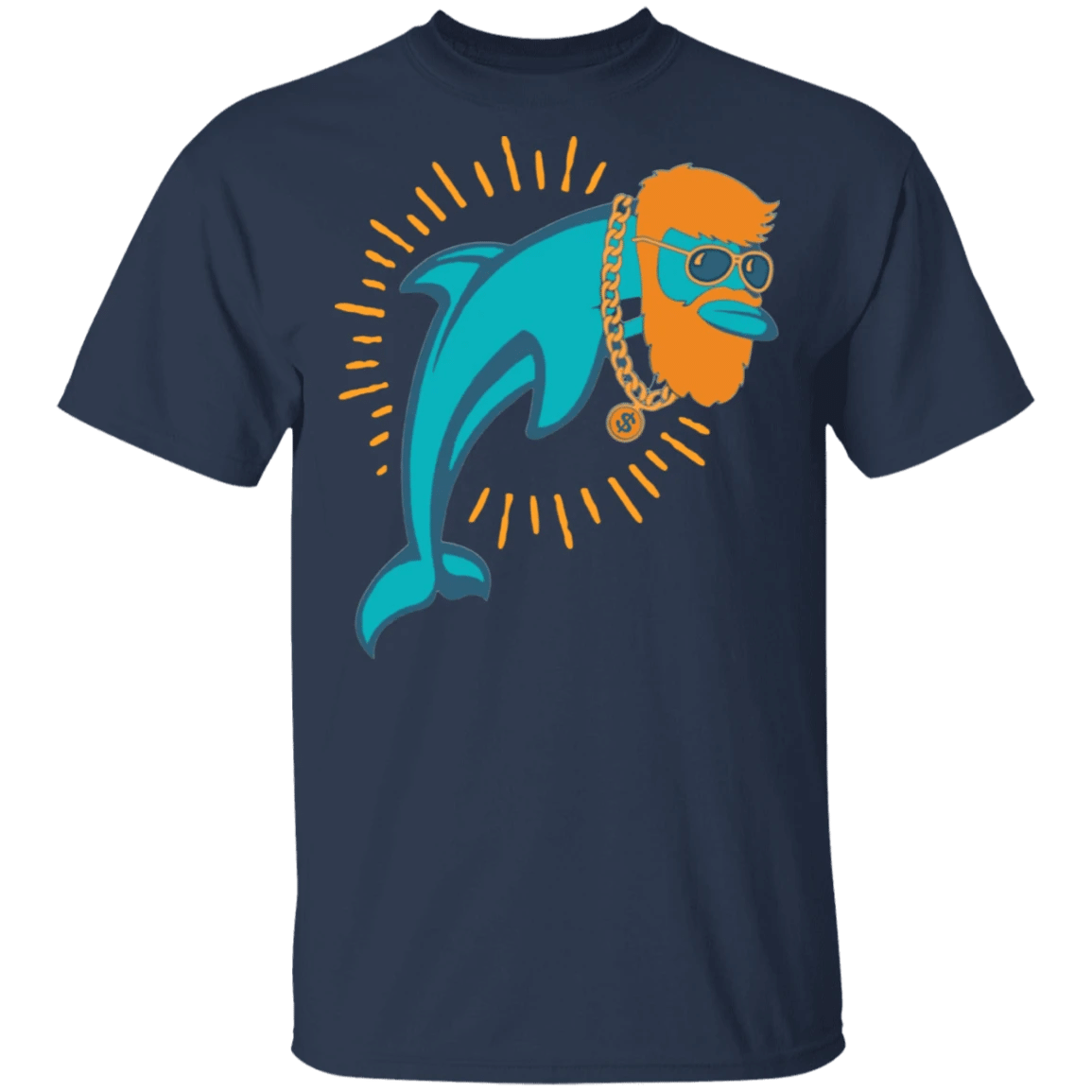 Fitz The Magic Dolphins Miami Ryan Fitzpatrick T-Shirt Fanatics Branded Shirt NFL Games For Men - Image 2