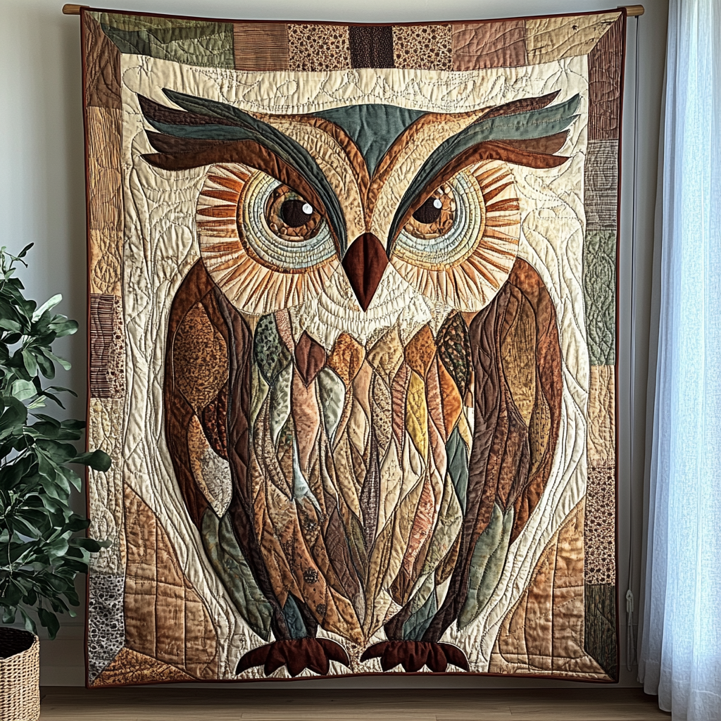 Forest Guardian Quilted Blanket Bed Room Decoration Sentimental Father's Day Gifts