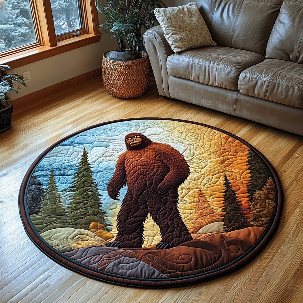 Forest Quilted Round Mat Entryway Christmas Decor Ideas Christmas Gift Ideas For Grandma
