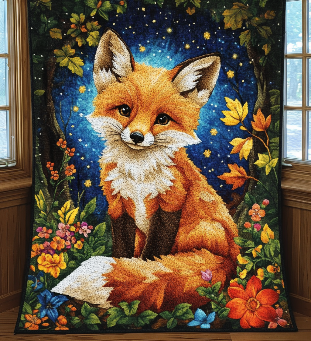 Fox Garden Quilted Blanket Great Sheet Sets Bonus Dad Gifts