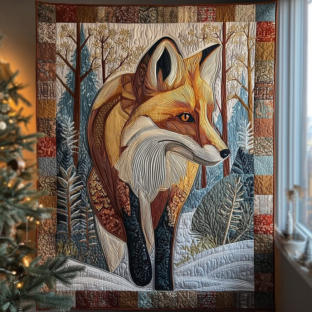 Fox Quilted Blanket Christmas Best Unique Present Ideas For Fox Lovers