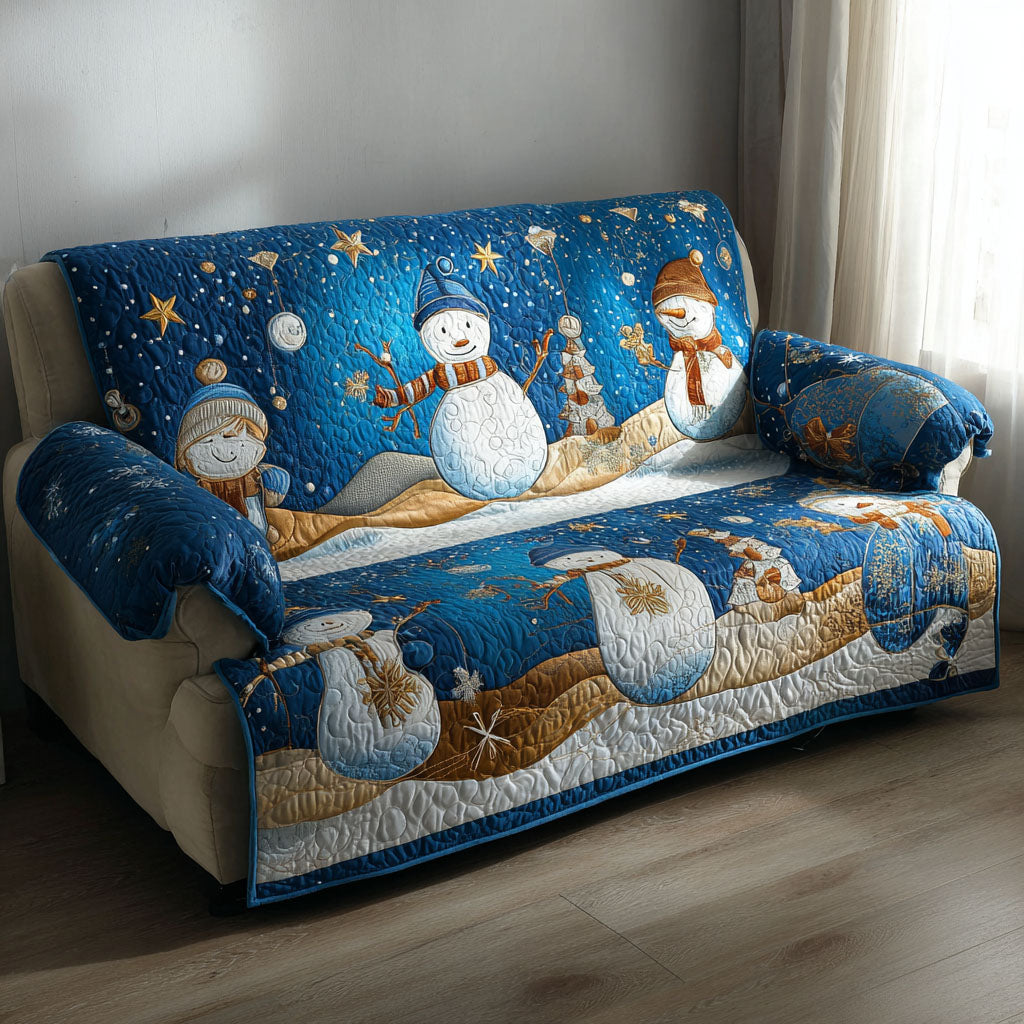 Frost Delight Quilted Sofa Cover Couch And Loveseat Covers Best Christmas Gifts For Men