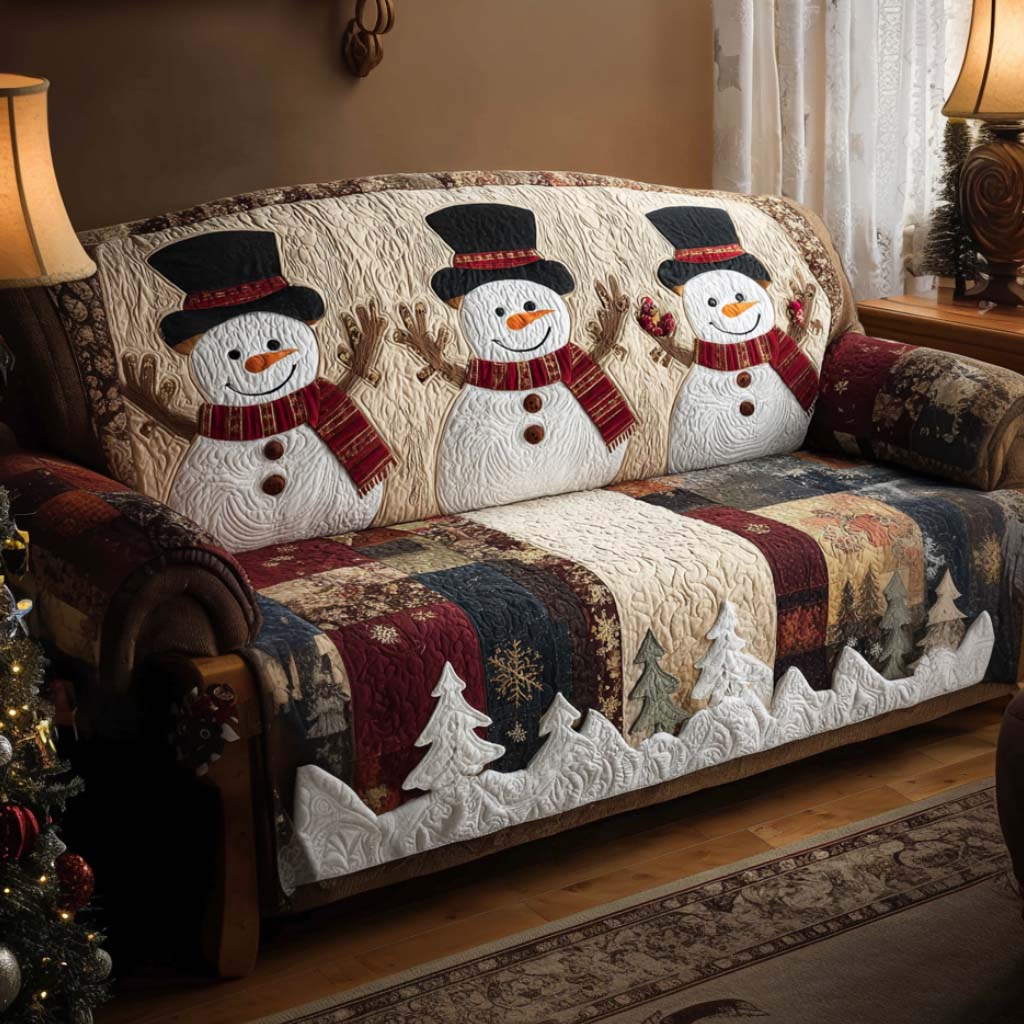 Frosted Berries Quilted Sofa Cover Sofa Saver Covers Christmas Gift Ideas For Mom