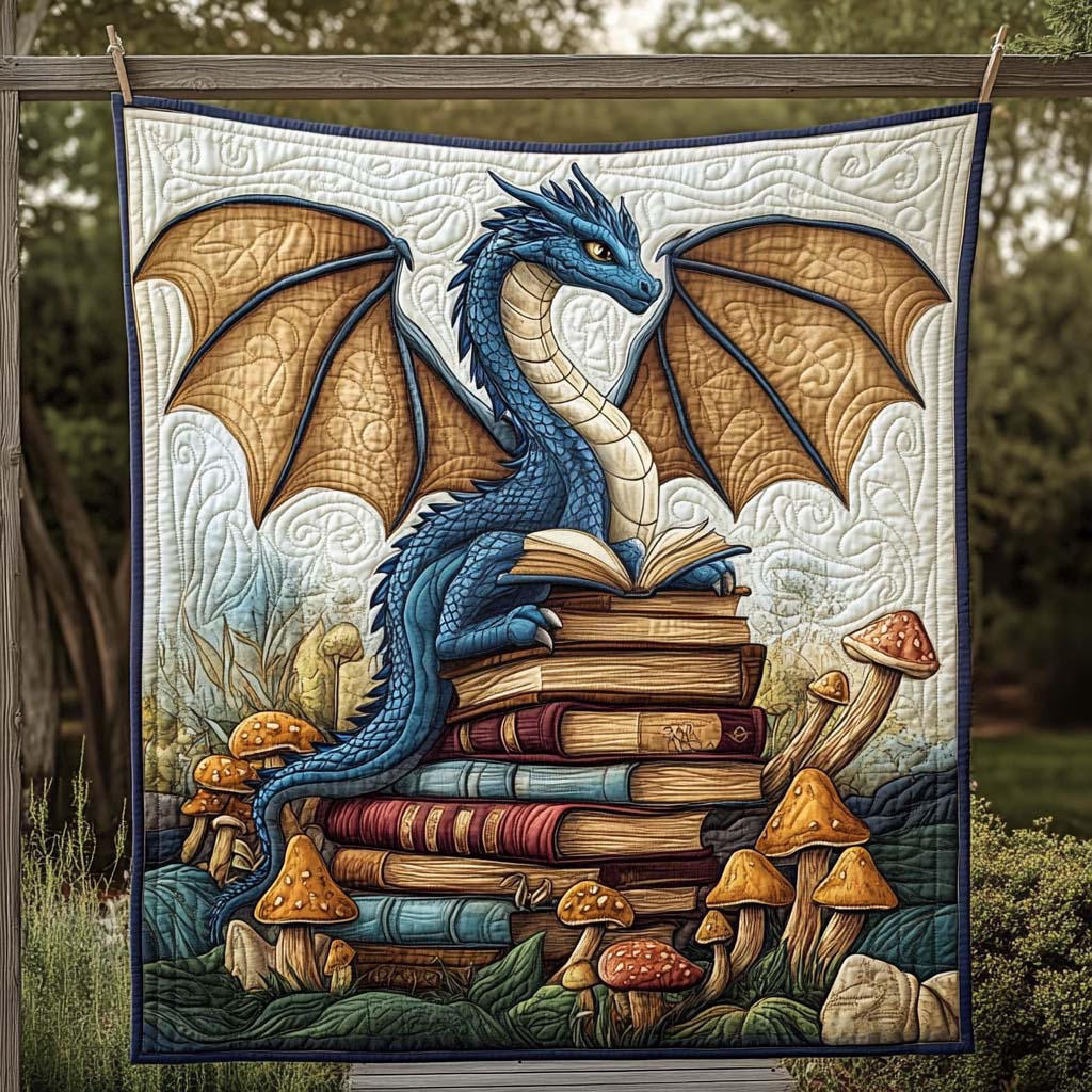 Frostfang Chill Quilted Blanket Best King Sheet Set Best Gifts For Dragon Lovers