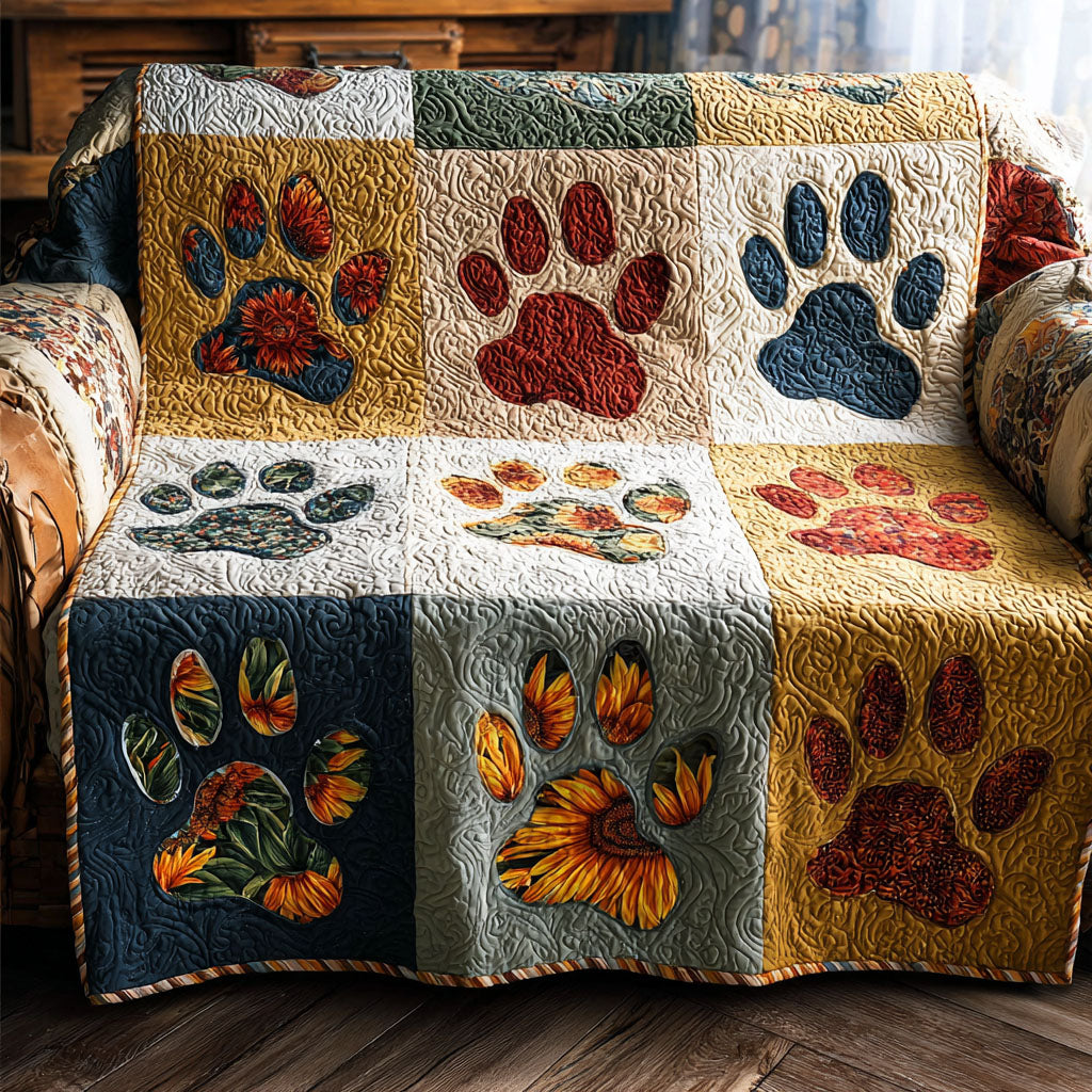 Garden Paw Quilted Sofa Cover Best Sofa Cushion Covers Dog Related Gifts