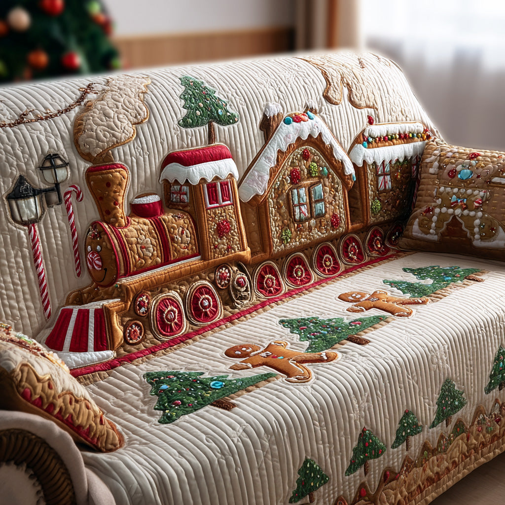 Ginger Dreams Quilted Sofa Cover Nice Sofa Covers Christmas Gift Ideas For Relatives