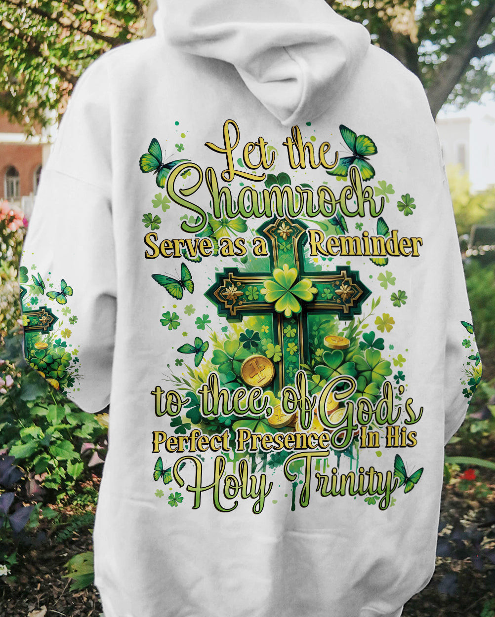 Gods Perfect Presence Patricks Day Hoodie Best Idea Gifts For Men