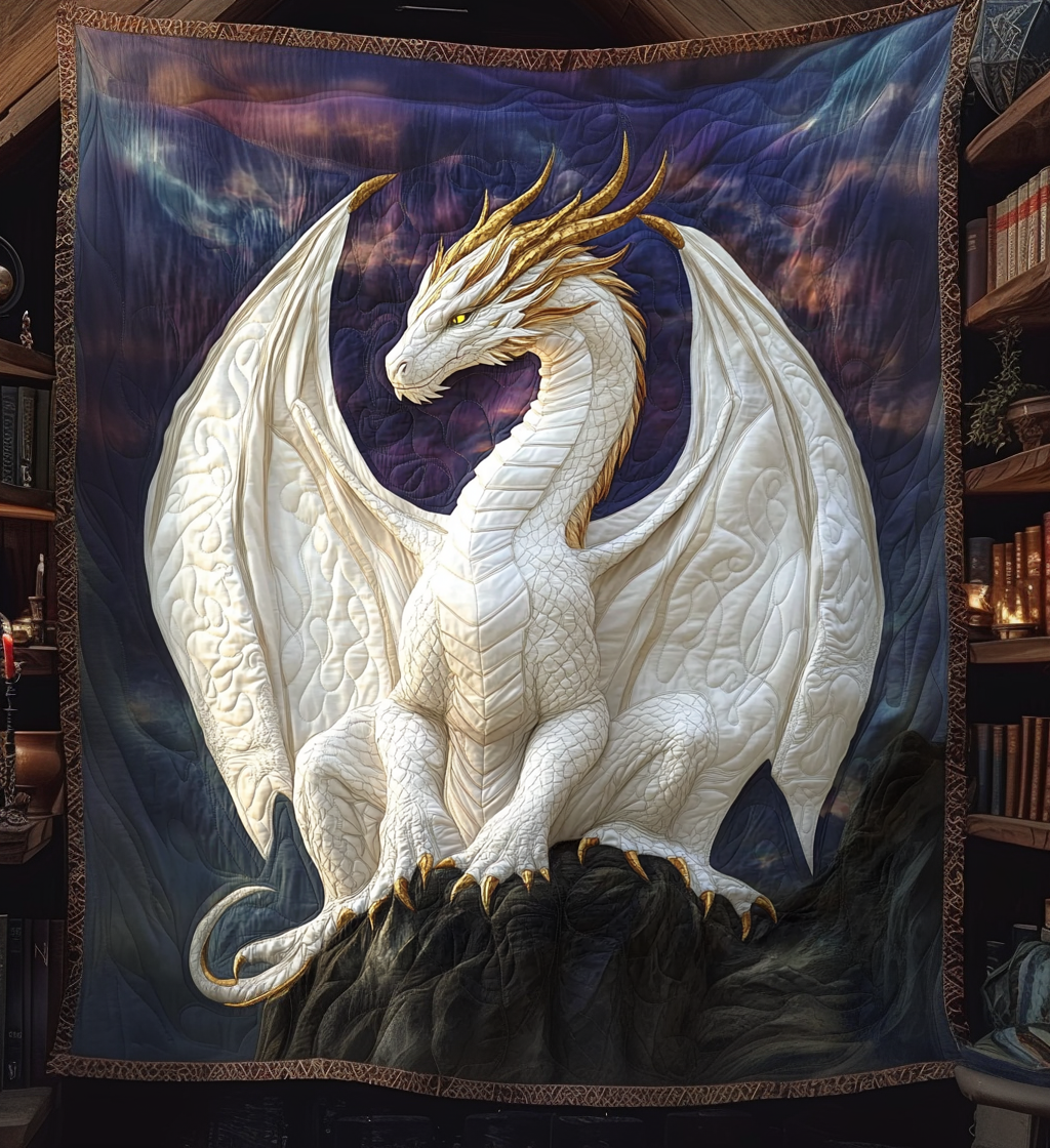 Golden King Quilted Blanket Good Sheet Sets Birthday Gifts For Dragon Lovers