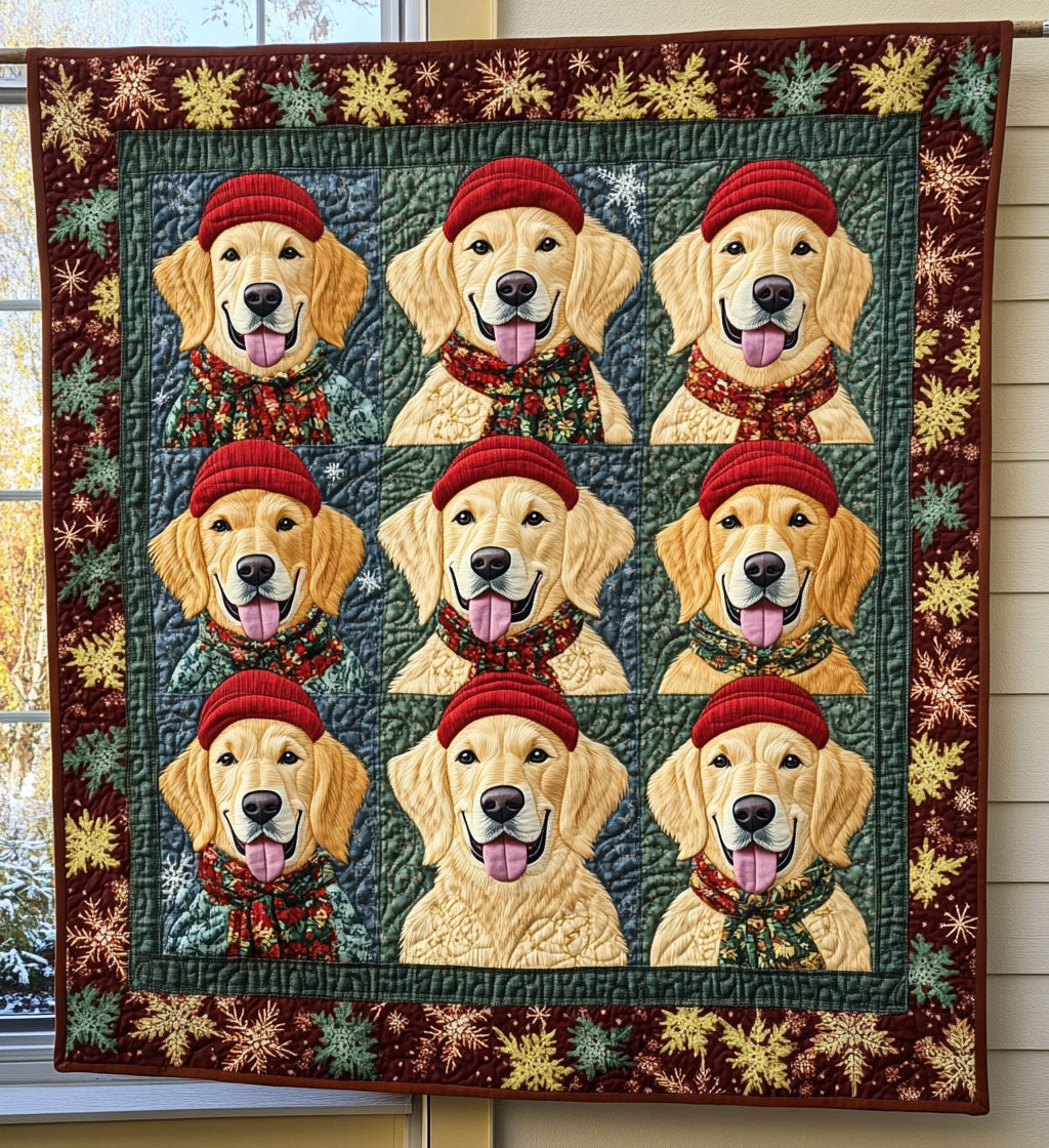 Golden Love Quilted Blanket Xmas Room Decorations Good Xmas Gifts For Her