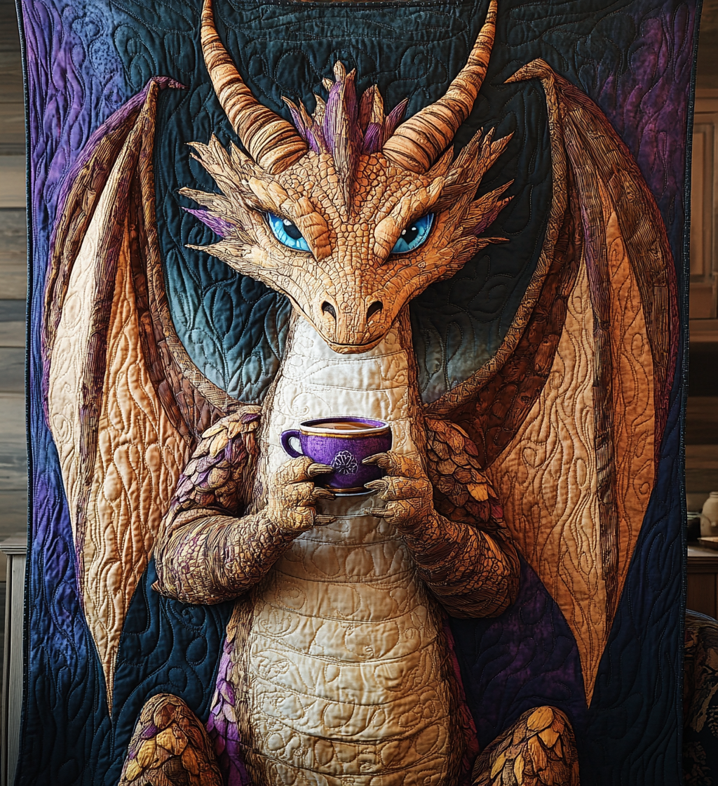 Guardians Awake Quilted Blanket Good Bed Sets Dragon Gifts For Dad