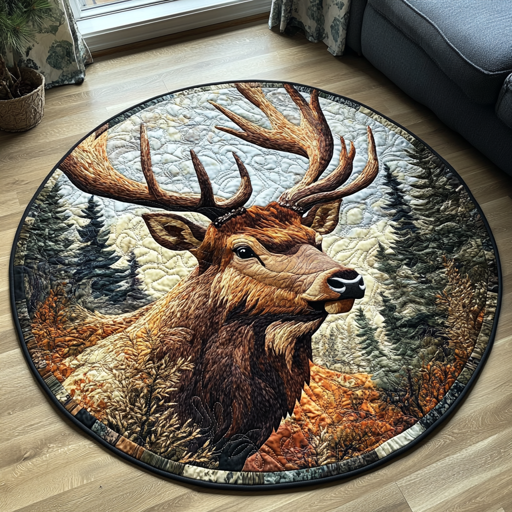 Haven of the Herd Quilted Round Mat Entrance Way Ideas Tree Of Life Gifts For Adults