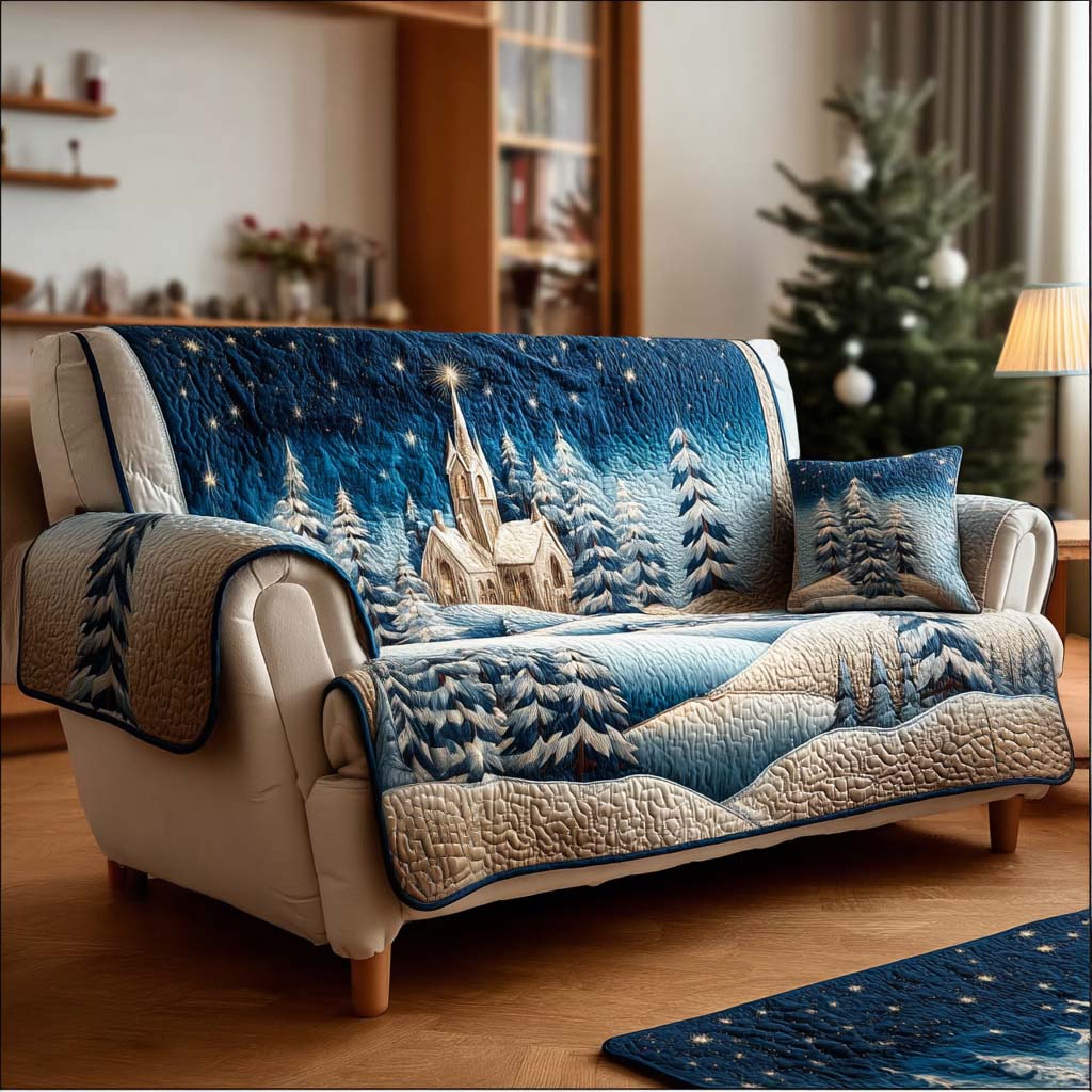 Holy Star Church Quilted Sofa Cover Couch Seat Covers Xmas Gifts For Sister In Law
