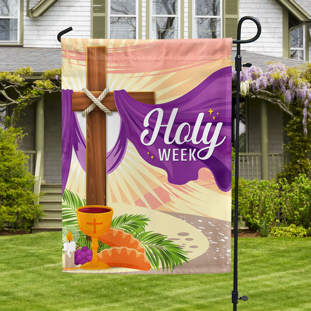 Holy Week Easter Cross Christian Flag Christian Cross Flag Best Gift Idea For Her