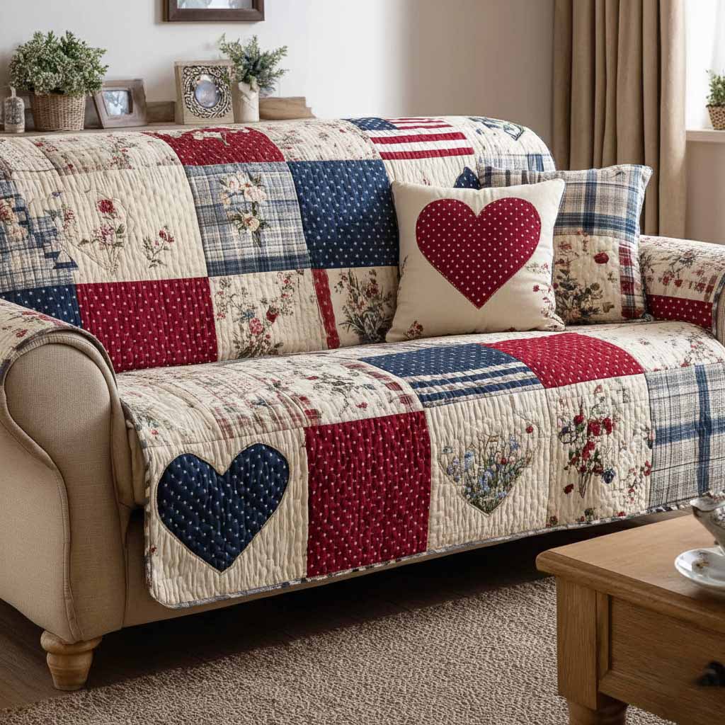 Home Blessing Quilted Sofa Cover Sofa Saver Covers Special Gifts For Him Her