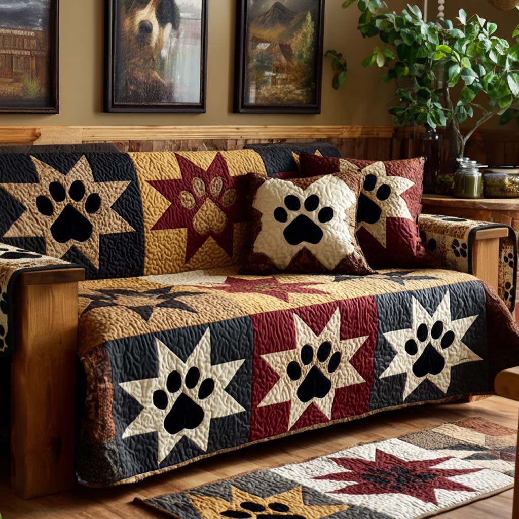 Homey Paw Quilted Sofa Cover Sofa Couch Cover Good Gifts For Dog Owners