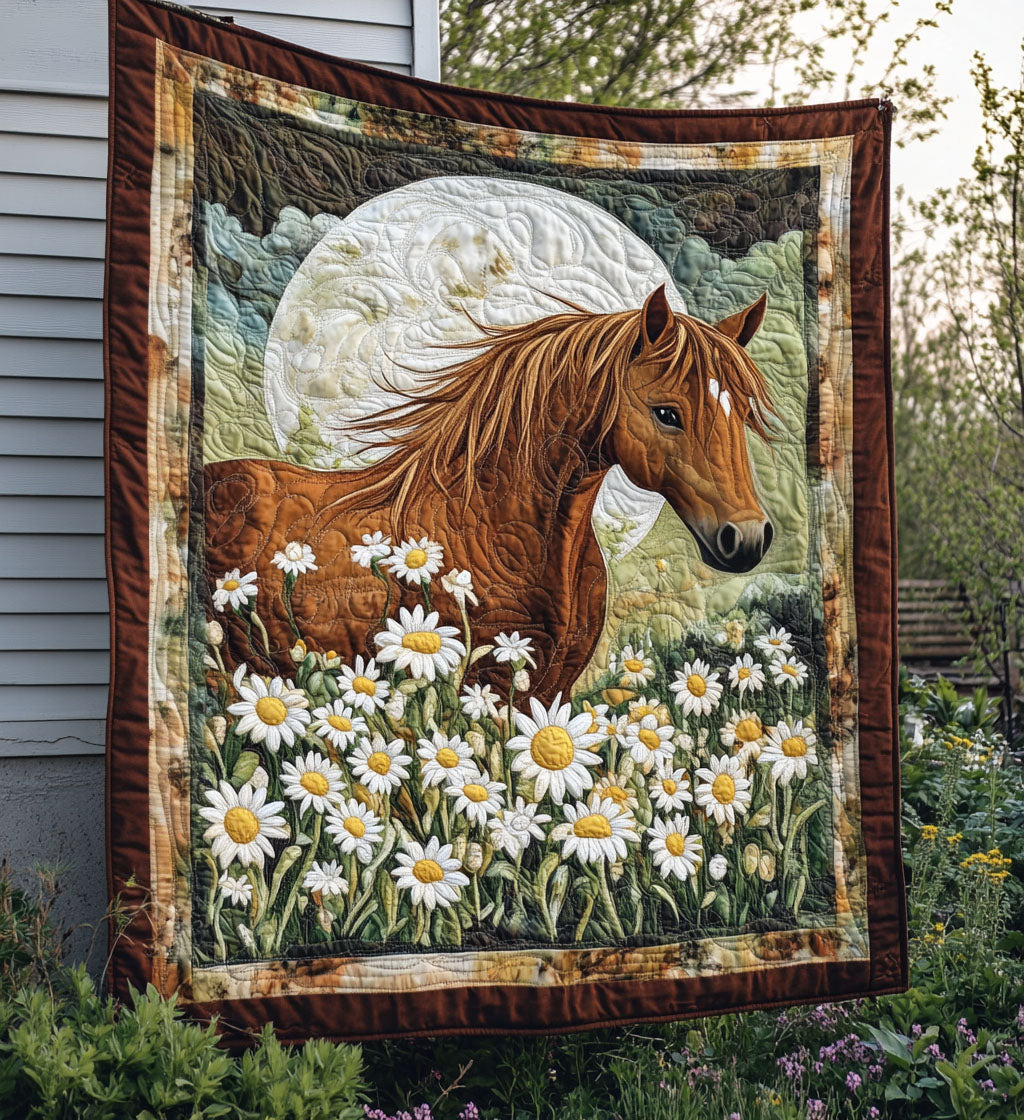 Horse Haven Quilted Blanket Bed Decor Ideas Last Minute Mother's Day Gifts